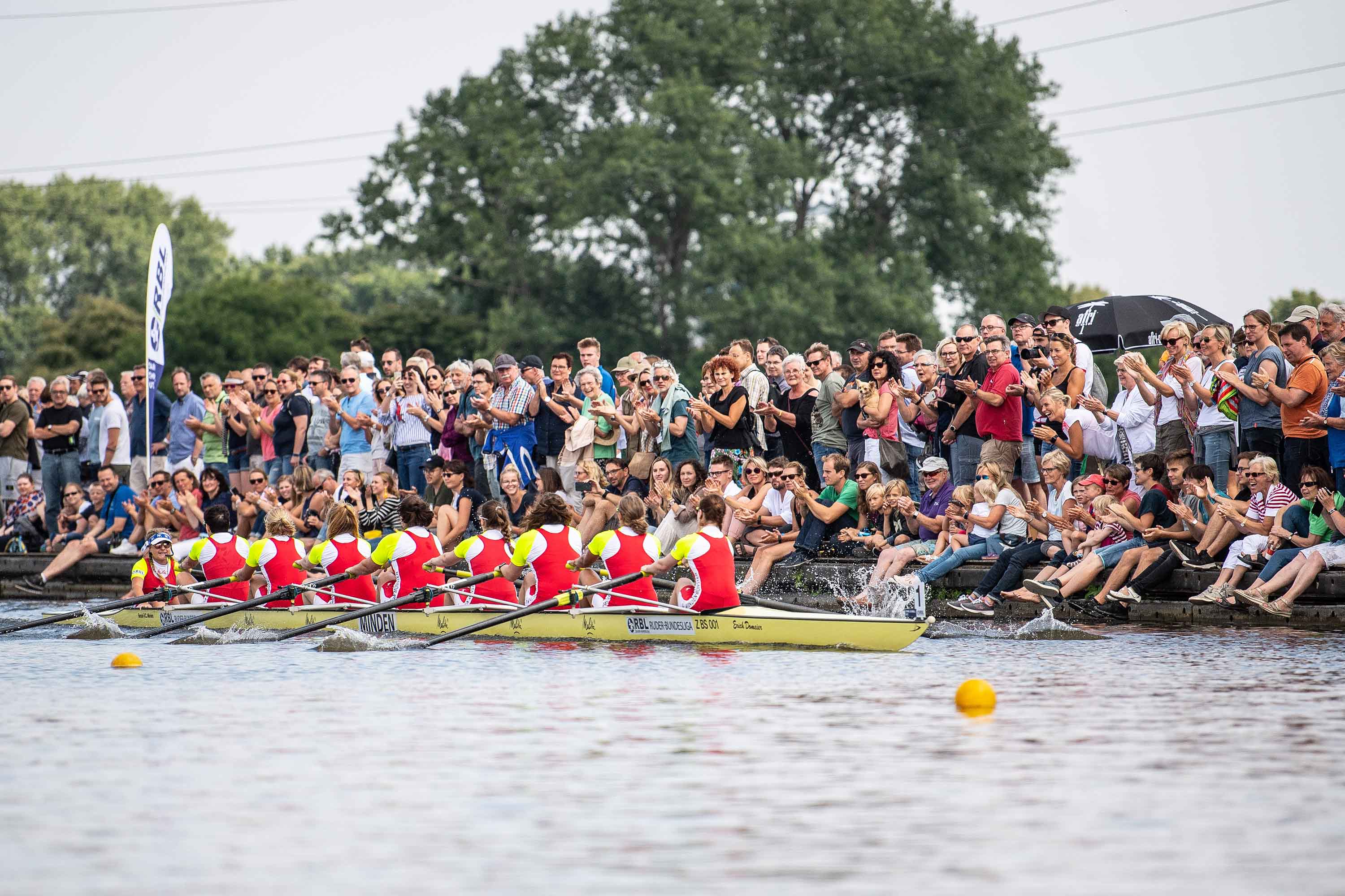 Ruder-Bundesliga in Minden 06.08.2022 Stark