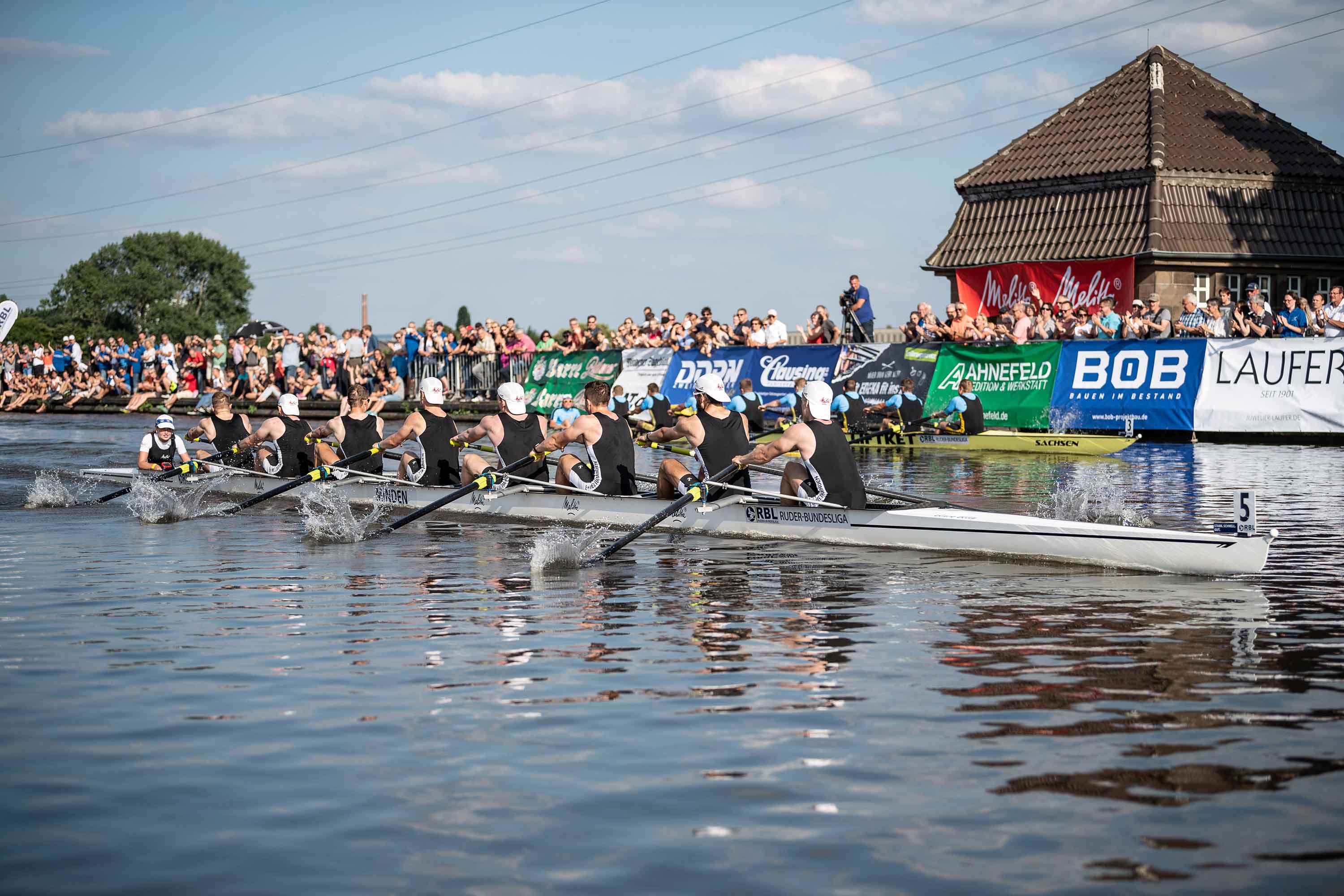 Ruder-Bundesliga in Minden 06.08.2022 Stark